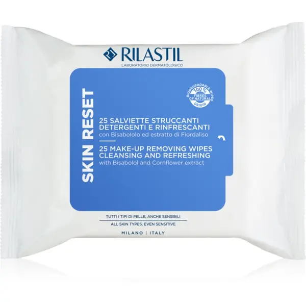 Rilastil Rilastil Skin Reset кърпички за почистване и премахване на грим 25 бр.