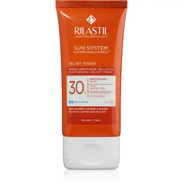 Rilastil Rilastil Sun System Velvet Touch защитен крем за лице SPF 30 50 мл.