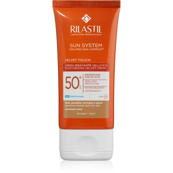 Rilastil Rilastil Sun System Velvet Touch защитен тониращ крем за лице SPF 50+ 50 мл.