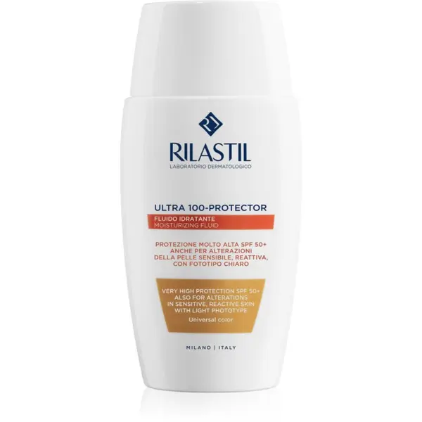 Rilastil Rilastil Ultra 100-Protector защитна тонирана течност за лице SPF 50+ 50 мл.