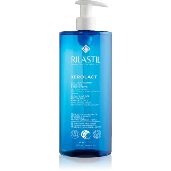 Rilastil Rilastil Xerolact Cleansing Gel лек почистващ гел за суха или много суха кожа 1000 мл.