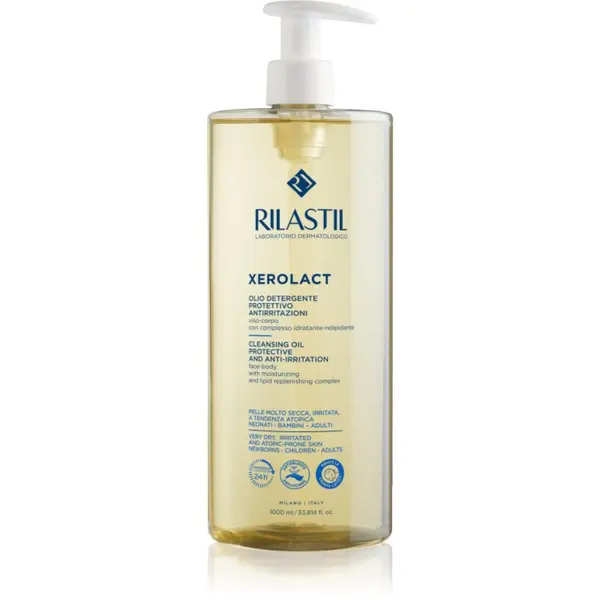 Rilastil Rilastil Xerolact Cleansing Oil почистващо олио за суха към атопична кожа 1000 мл.
