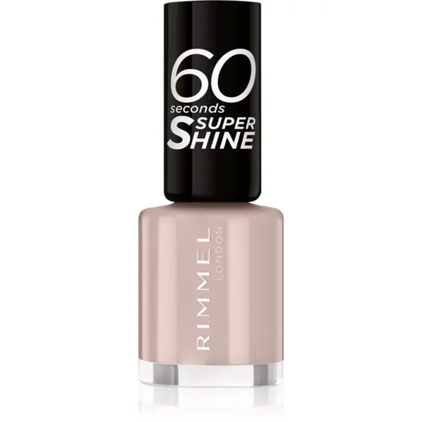 Rimmel Rimmel 60 Seconds Super Shine лак за нокти цвят 500 Caramel Cupcake 8 мл.