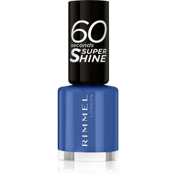 Rimmel Rimmel 60 Seconds Super Shine лак за нокти цвят 828 Danny Boy Blue! 8 мл.