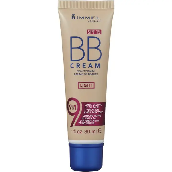 Rimmel Rimmel BB Cream 9 in 1 ББ крем SPF 15 цвят Light 30 мл.