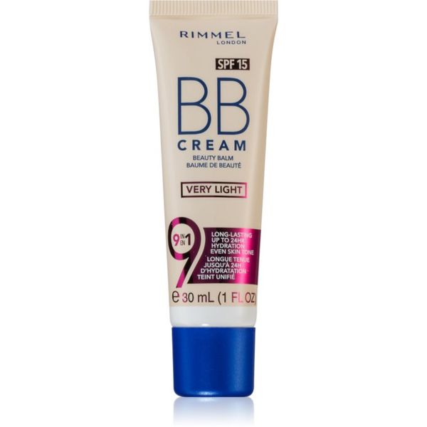 Rimmel Rimmel BB Cream 9 in 1 ББ крем SPF 15 цвят Very Light 30 мл.