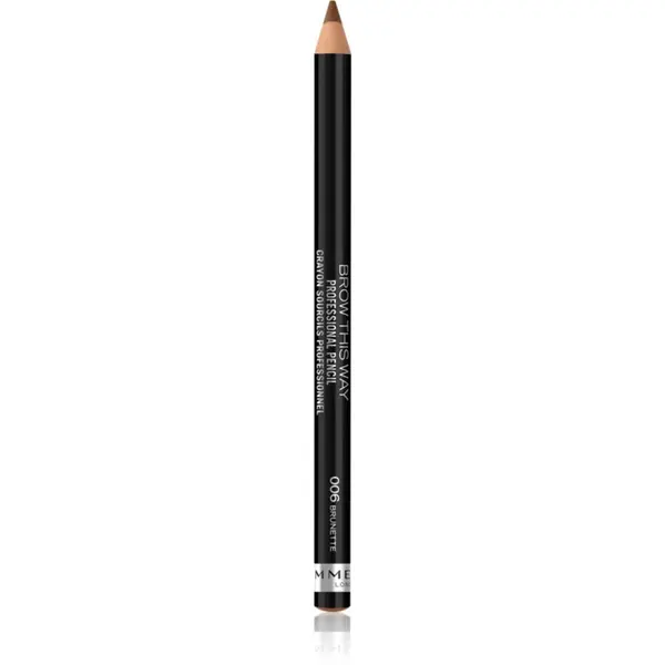 Rimmel Rimmel Brow This Way молив за вежди  с четка цвят 006 Brunette 1,4 гр.