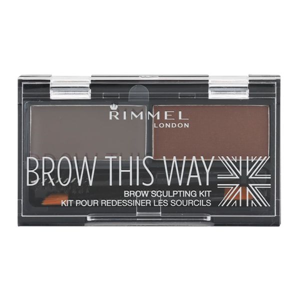 Rimmel Rimmel Brow This Way палитра за вежди цвят 003 Dark Brown 1,3 гр.