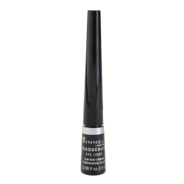 Rimmel Rimmel Exaggerate Eyeliner течни очни линии цвят 100% Black 2,5 мл.