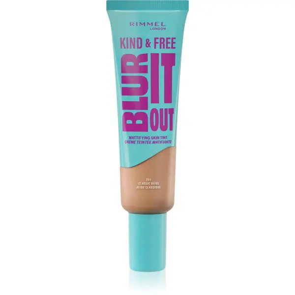 Rimmel Rimmel Kind & Free Blur It Out лек хидратиращ фон дьо тен SPF 20 цвят 201 Classic Beige 30 мл.