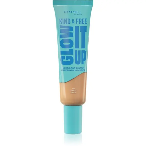 Rimmel Rimmel Kind & Free Glow It Up лек хидратиращ фон дьо тен цвят 160 Vanilla 30 мл.
