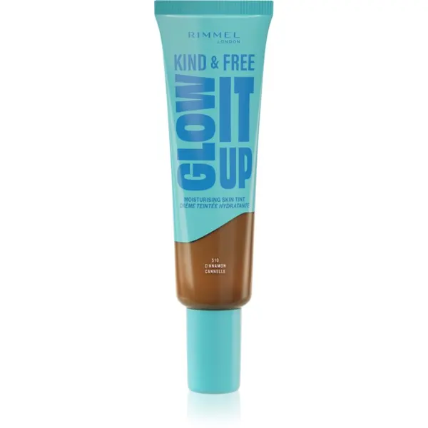 Rimmel Rimmel Kind & Free Glow It Up лек хидратиращ фон дьо тен цвят 510 Cinnamon 30 мл.