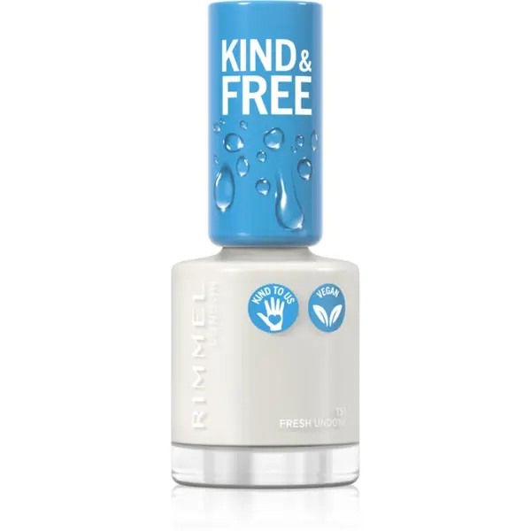 Rimmel Rimmel Kind & Free лак за нокти цвят 151 Fresh Undone 8 мл.