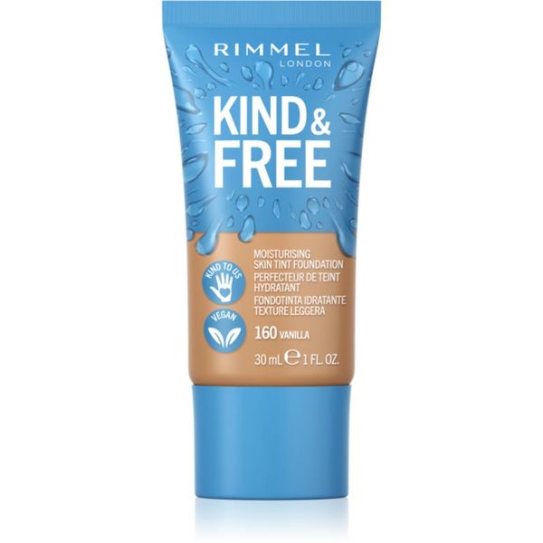 Rimmel Rimmel Kind & Free лек хидратиращ фон дьо тен цвят 160 Vanilla 30 мл.