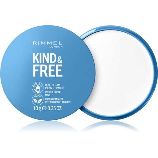 Rimmel Rimmel Kind & Free матираща пудра цвят 01 Translucent 10 гр.