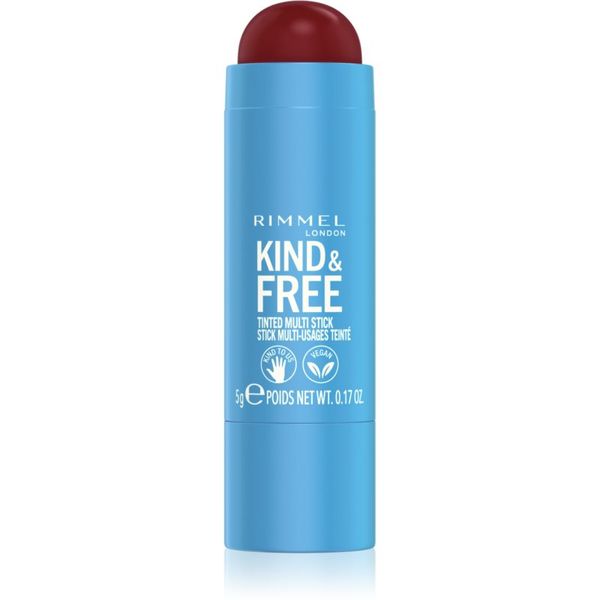 Rimmel Rimmel Kind & Free мултифункционален грим за очи, устни и лице цвят 005 Berry Sweet 5 гр.