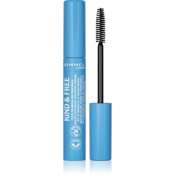 Rimmel Rimmel Kind & Free спирала за обем и удължаване на мигли цвят 001 Black 7 мл.