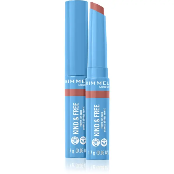 Rimmel Rimmel Kind & Free тониращ балсам за устни цвят 002 Apricot Beauty 1,7 гр.