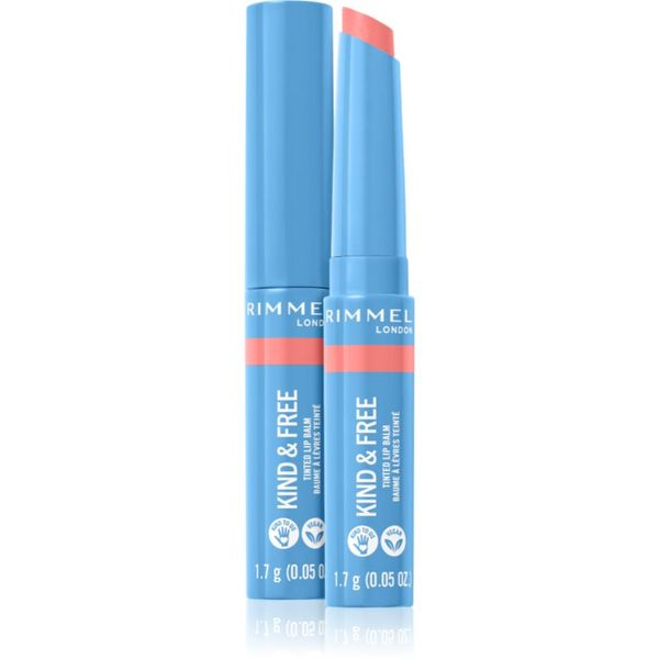 Rimmel Rimmel Kind & Free тониращ балсам за устни цвят 004 Hibiscus Blaze 1,7 гр.