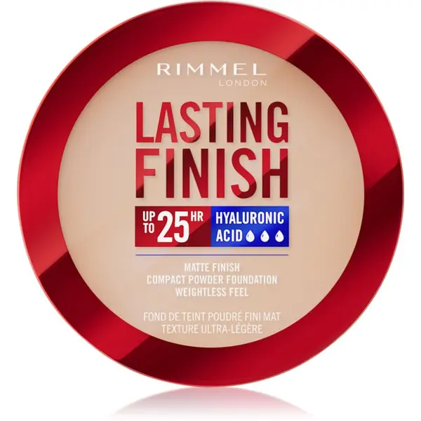 Rimmel Rimmel Lasting Finish 25H компактна пудра SPF 20 цвят 002 Pearl 7 гр.