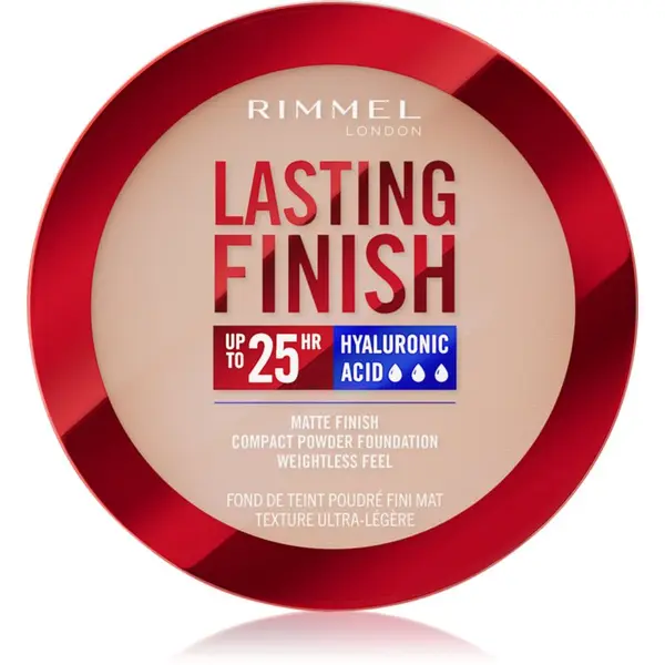 Rimmel Rimmel Lasting Finish 25H компактна пудра SPF 20 цвят 004 Rose Ivory 7 гр.