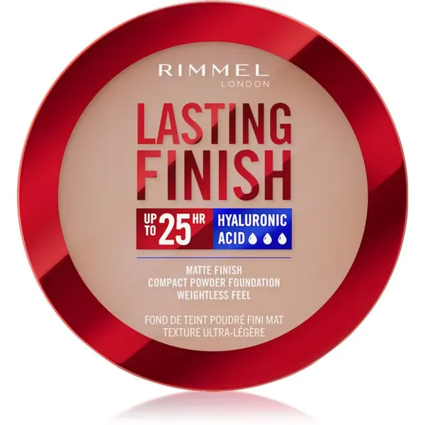 Rimmel Rimmel Lasting Finish 25H компактна пудра SPF 20 цвят 006 Rose Vanilla 7 гр.