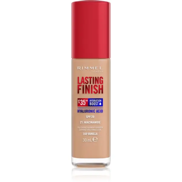 Rimmel Rimmel Lasting Finish 35H Hydration Boost хидратиращ фон дьо тен SPF 20 цвят 160 Vanilla 30 мл.