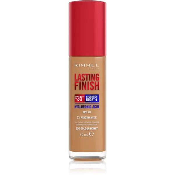Rimmel Rimmel Lasting Finish 35H Hydration Boost хидратиращ фон дьо тен SPF 20 цвят 350 Golden Honey 30 мл.