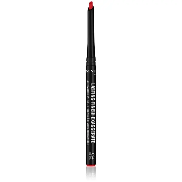 Rimmel Rimmel Lasting Finish Exaggerate автоматичен молив за устни цвят 024 Red Diva 0,25 гр.