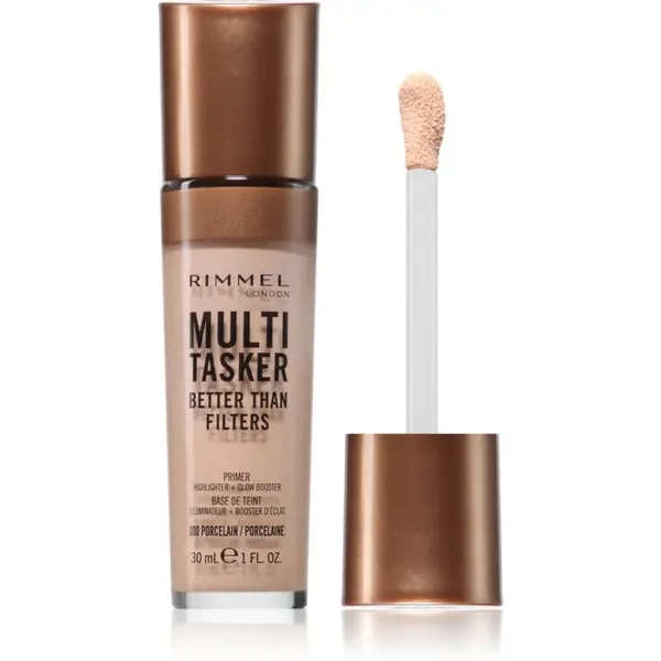 Rimmel Rimmel Multi-Tasker Better Than Filters озаряваща база да уеднакви цвета на кожата цвят 000 Porcelain 30 мл.