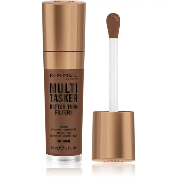 Rimmel Rimmel Multi-Tasker Better Than Filters озаряваща база да уеднакви цвета на кожата цвят 008 Rich 30 мл.