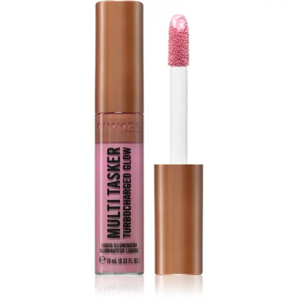 Rimmel Rimmel Multi-Tasker Turbocharged Glow течен хайлайтър цвят 001 Not a Basic B 10 мл.
