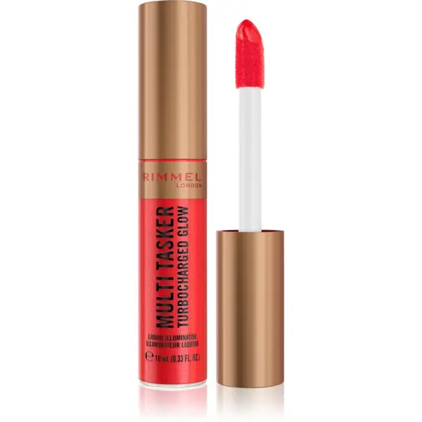 Rimmel Rimmel Multi-Tasker Turbocharged Glow течен хайлайтър цвят 003 Main Character 10 мл.