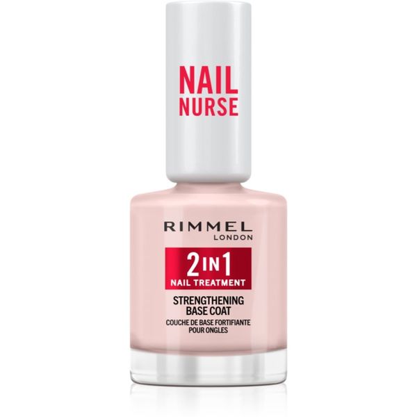 Rimmel Rimmel Nail Nurse 2-in-1 базов лак за нокти със стягащ ефект 12 мл.