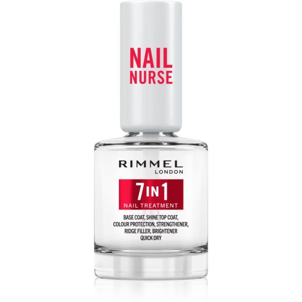 Rimmel Rimmel Nail Nurse 7-in-1 базов и финален топ лак за нокти 7 в 1 12 мл.