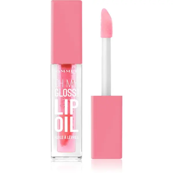 Rimmel Rimmel Oh My Gloss! Lip Oil масло от нар с хидратиращ ефект цвят 001 Pink Flush 4,5 мл.
