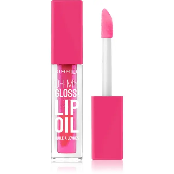 Rimmel Rimmel Oh My Gloss! Lip Oil масло от нар с хидратиращ ефект цвят 003 Berry Pink 4,5 мл.