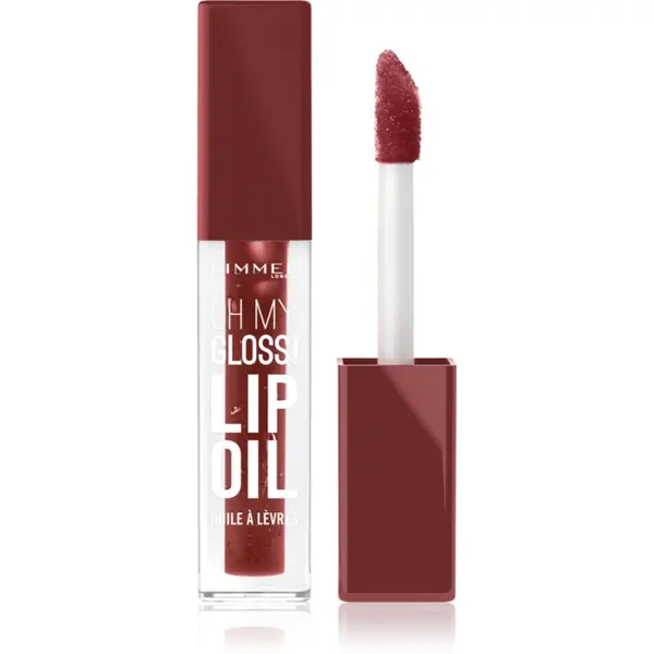 Rimmel Rimmel Oh My Gloss! Lip Oil масло от нар с хидратиращ ефект цвят 008 Deep Cherry 4.5 мл.