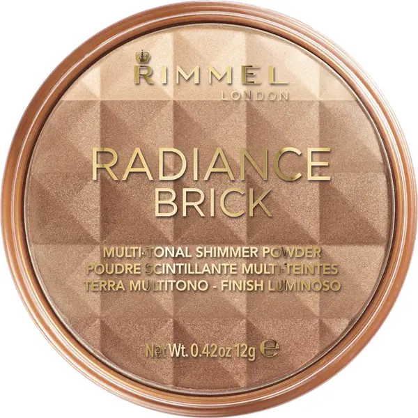 Rimmel Rimmel Radiance Brick бронзираща озаряваща пудра цвят 001 Light 12 гр.
