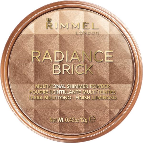 Rimmel Rimmel Radiance Brick бронзираща озаряваща пудра цвят 001 Light 12 гр.
