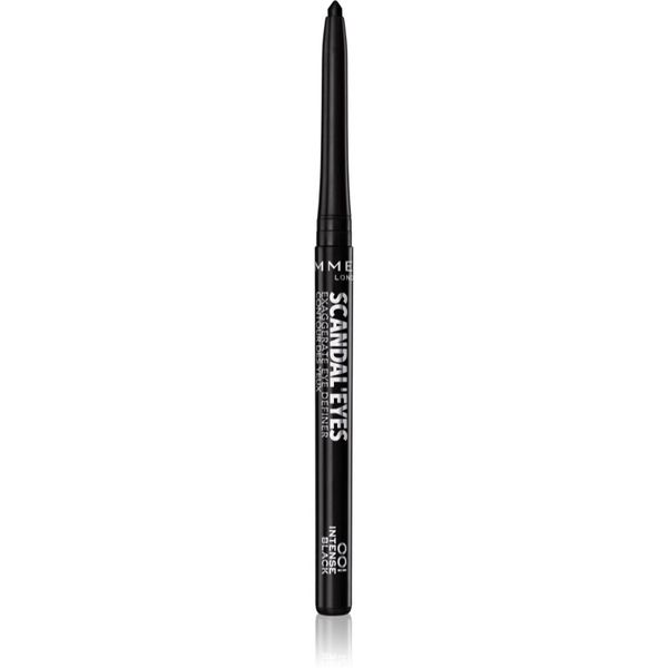 Rimmel Rimmel ScandalEyes Exaggerate автоматичен молив за очи цвят 001 Intense Black 0,35 гр.