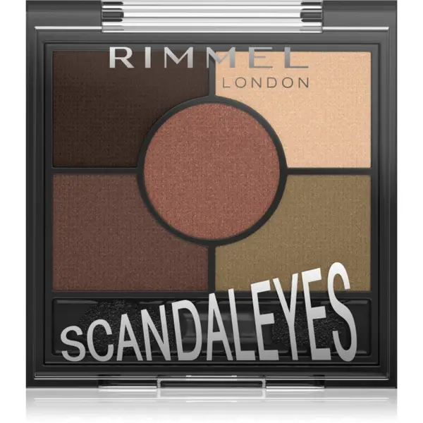 Rimmel Rimmel ScandalEyes палитра сенки за очи цвят 002 Brixton Brown 3.8 гр.