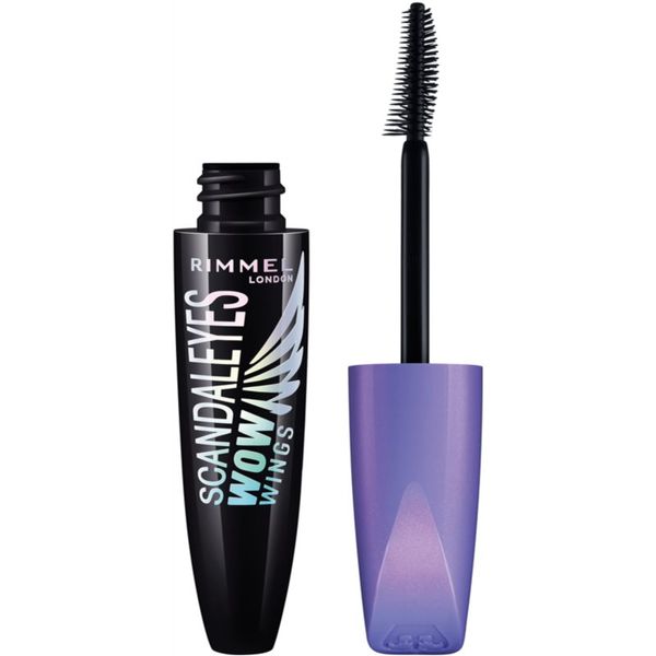 Rimmel Rimmel ScandalEyes WOW Wings спирала за обем и извиване на мигли цвят 003 Extreme Black 12 мл.