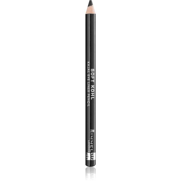 Rimmel Rimmel Soft Kohl молив за очи тип каял цвят 061 Jet Black 1,2 гр.