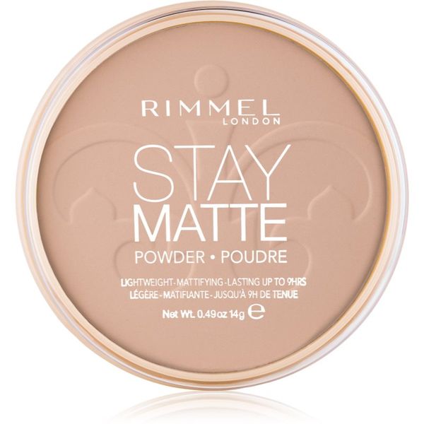 Rimmel Rimmel Stay Matte пудра цвят 005 Silky Beige 14 гр.