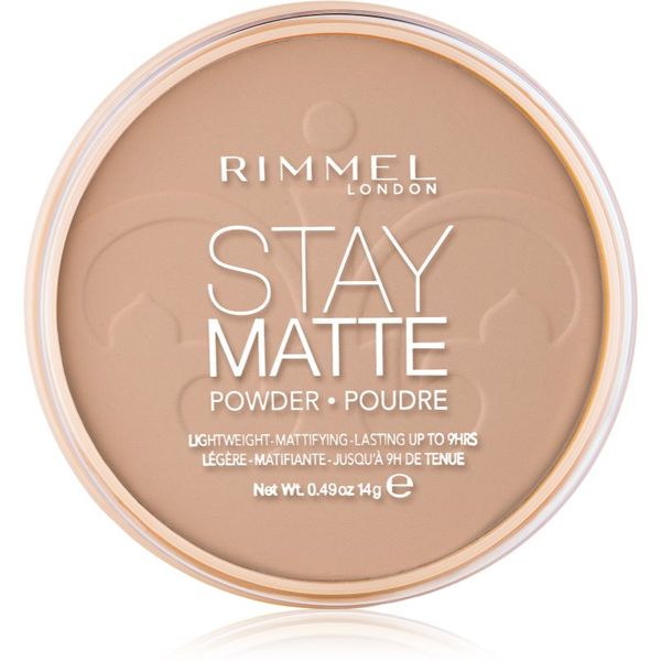 Rimmel Rimmel Stay Matte пудра цвят 010 Warm Honey 14 гр.