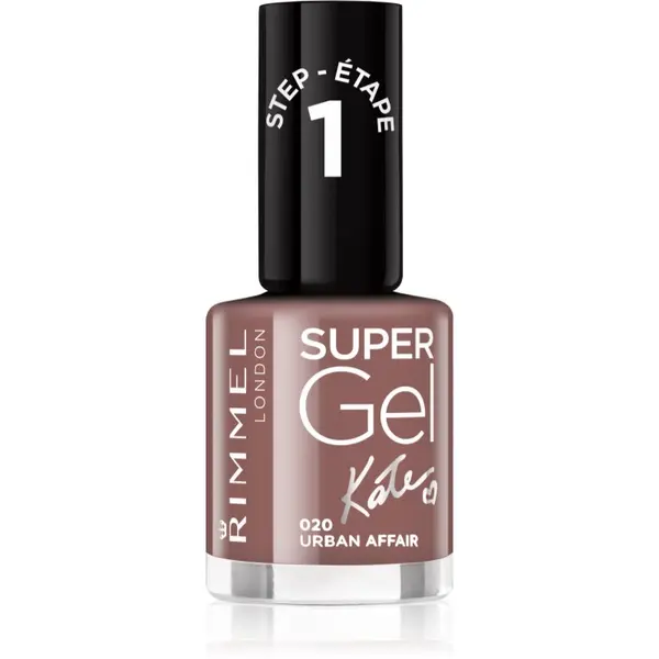 Rimmel Rimmel Super Gel By Kate гел лак за нокти без използване на UV/LED лампа цвят 020 Urban Affair 12 мл.