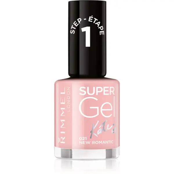 Rimmel Rimmel Super Gel By Kate гел лак за нокти без използване на UV/LED лампа цвят 021 New Romantic 12 мл.