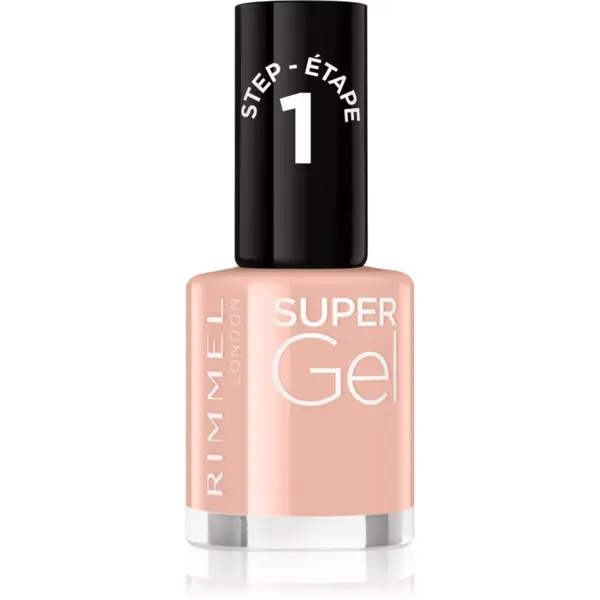 Rimmel Rimmel Super Gel гел лак за нокти без използване на UV/LED лампа цвят 008 Girl Group Blush 12 мл.