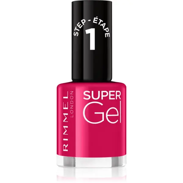 Rimmel Rimmel Super Gel гел лак за нокти без използване на UV/LED лампа цвят 026 Sun Fun Daze 12 мл.